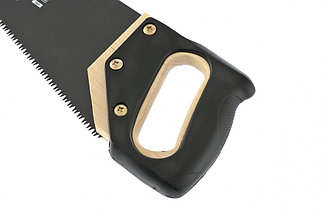Ножовка по дереву, 450 мм, 7-8 TPI, зуб-3D, каленный зуб, тефлоновое покрытие, деревянная рукоятка. MATRIX, фото 2