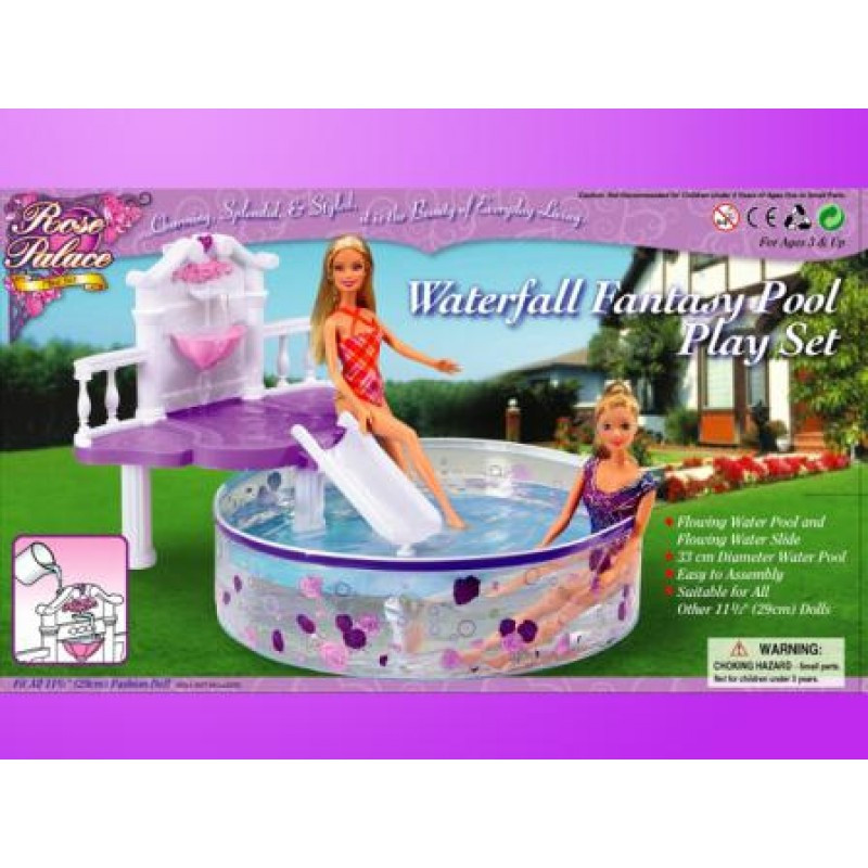 ИГРОВОЙ НАБОР БАССЕЙН С ГОРКОЙ И ФОНТАНОМ АРТ.2678
