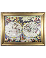 Картина в багетной раме Карта мира