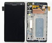 Дисплейный модуль Sony E5303 XPERIA C4 черный/белый, фото 3