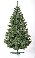 Искусственная елка "Классическая"с белыми и зелеными концами, высотой 1.5 метр