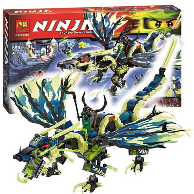Конструктор Bela Ninja 10400 Атака Дракона Морро, 659 деталей (аналог Lego Ninjago)