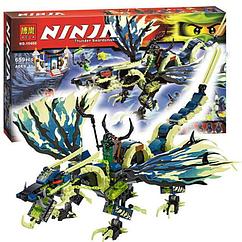 Конструктор Bela Ninja 10400 Атака Дракона Морро, 659 деталей (аналог Lego Ninjago)