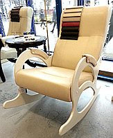Кресло для отдыха модель 4 Кожаное кресло-качалка, фото 1