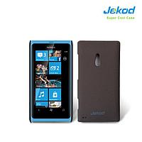 Пластиковая накладка на заднюю крышку Jekod для Nokia Lumia 800 коричневая матовая