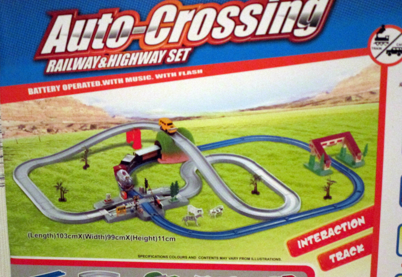 Игровой набор пересечение дорог трека и ж\д auto-crossing арт. А40-5 - фото 4 - id-p47348588
