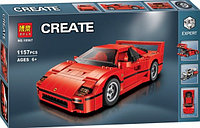 Конструктор Bela Create "Ferrari F40" 10567 (аналог Lego Creator Феррари F40 10248) 1157 деталей
