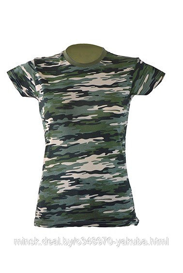 Майка камуфляж (фуфайка) женская (S-XL) REGULAR T-SHIRT LADY Camuflaje