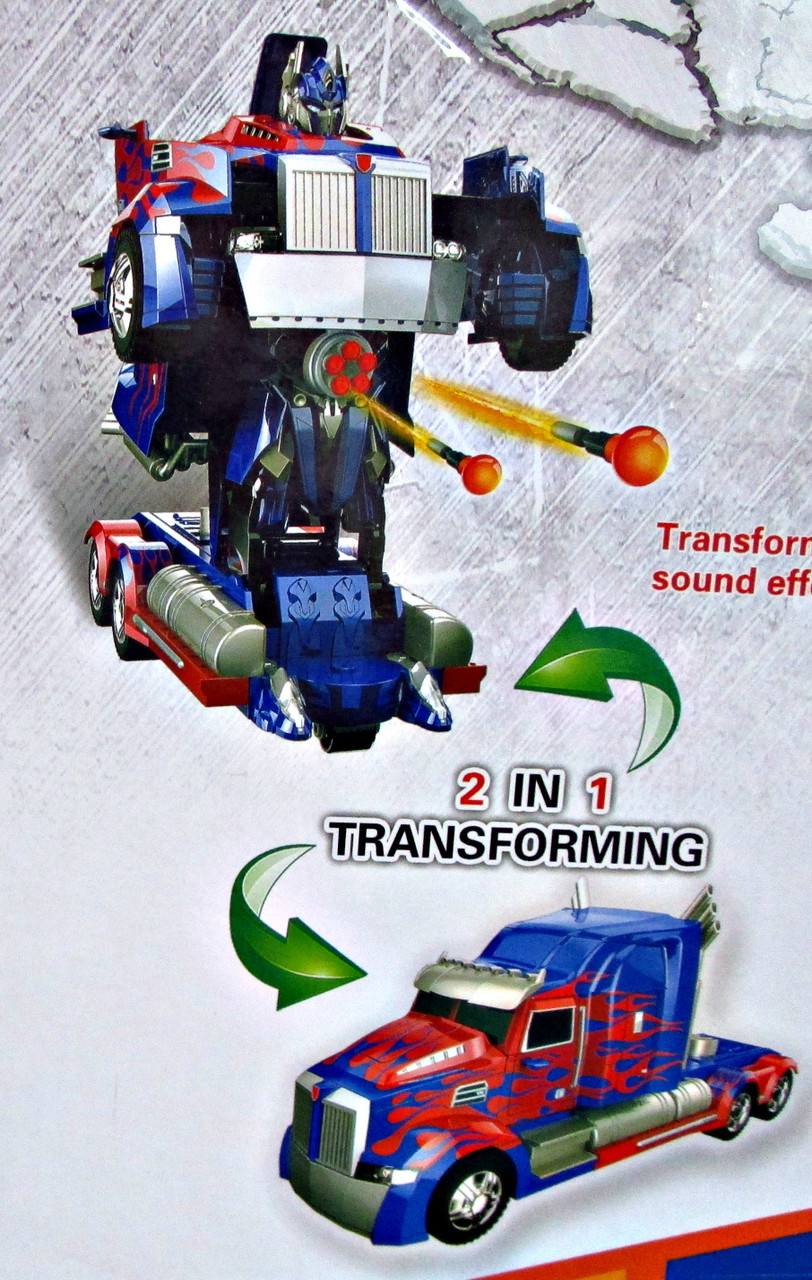 Радиоуправляемый трансформер "Optimus Prime" (Оптимус Прайм) свет,звук,стреляет - фото 1 - id-p68529552