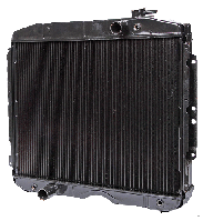 Радиатор охлаждения ГАЗ-33081, медн 2-х рядн (Лихославль), 121130101010