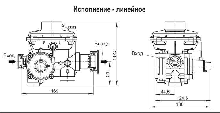 Регулятор давления газа РС10-КД линейный - фото 2 - id-p68541890