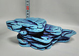 Камень Для Террариума Подставка Для Черепах 17 x 9 x 7 см суша К-25 синий, фото 5