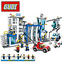 Конструктор 9320 Большой полицейский участок, 870 деталей аналог LEGO City (Лего Сити) 60047, фото 3