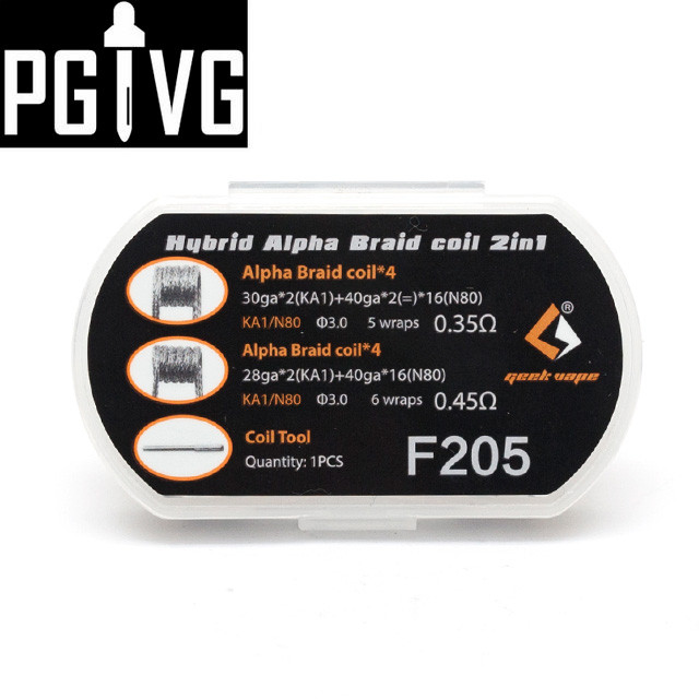 Готовые спирали GeekVape Hybrid Alpha Braid Coil (8 шт.)
