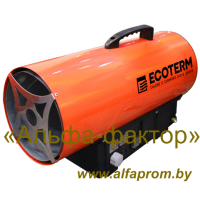 Газовый нагреватель воздуха Ecoterm GHD-15T (15 кВт, 220 Вольт, электронный поджиг) - фото 1 - id-p68608799