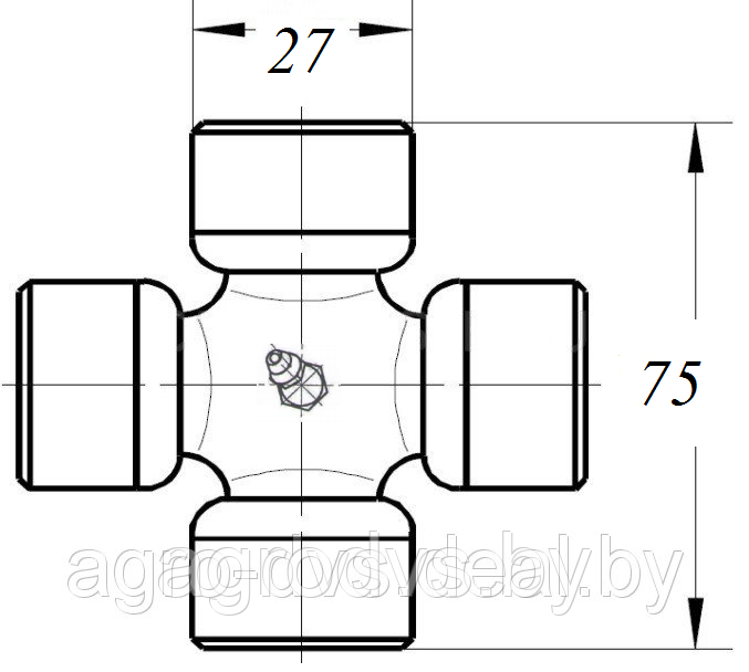 Крестовина Серия -4 (W2300) (27x75)