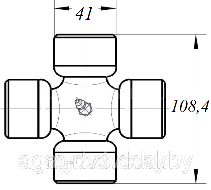 Крестовина Серия -9 (41х108,4)