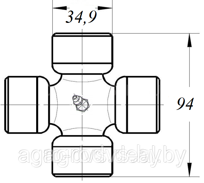 Крестовина Серия-7N (35*94)