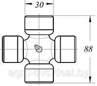 Крестовина для ШРУСов К 072 (30х88)