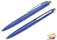 Ручка шариковая автоматическая Schneider К1, 0,5 мм., синяя, корпус - синий