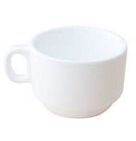 Кружка керамическая белая 8 oz кофейная