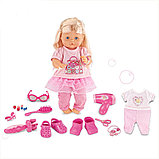 Кукла пупс с аксессуарами, комплект одежды и обувь Baby Warm, Беби Бон RT 05079-1, фото 4
