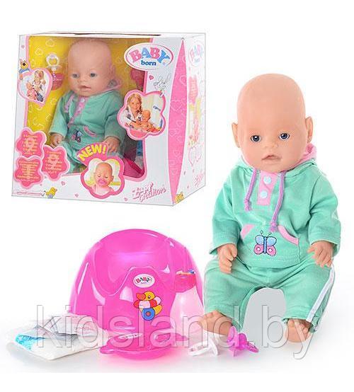 Кукла пупс Беби Долл (Baby Doll) аналог Беби Борн (Baby Born) арт. 8001-А - фото 1 - id-p68628608