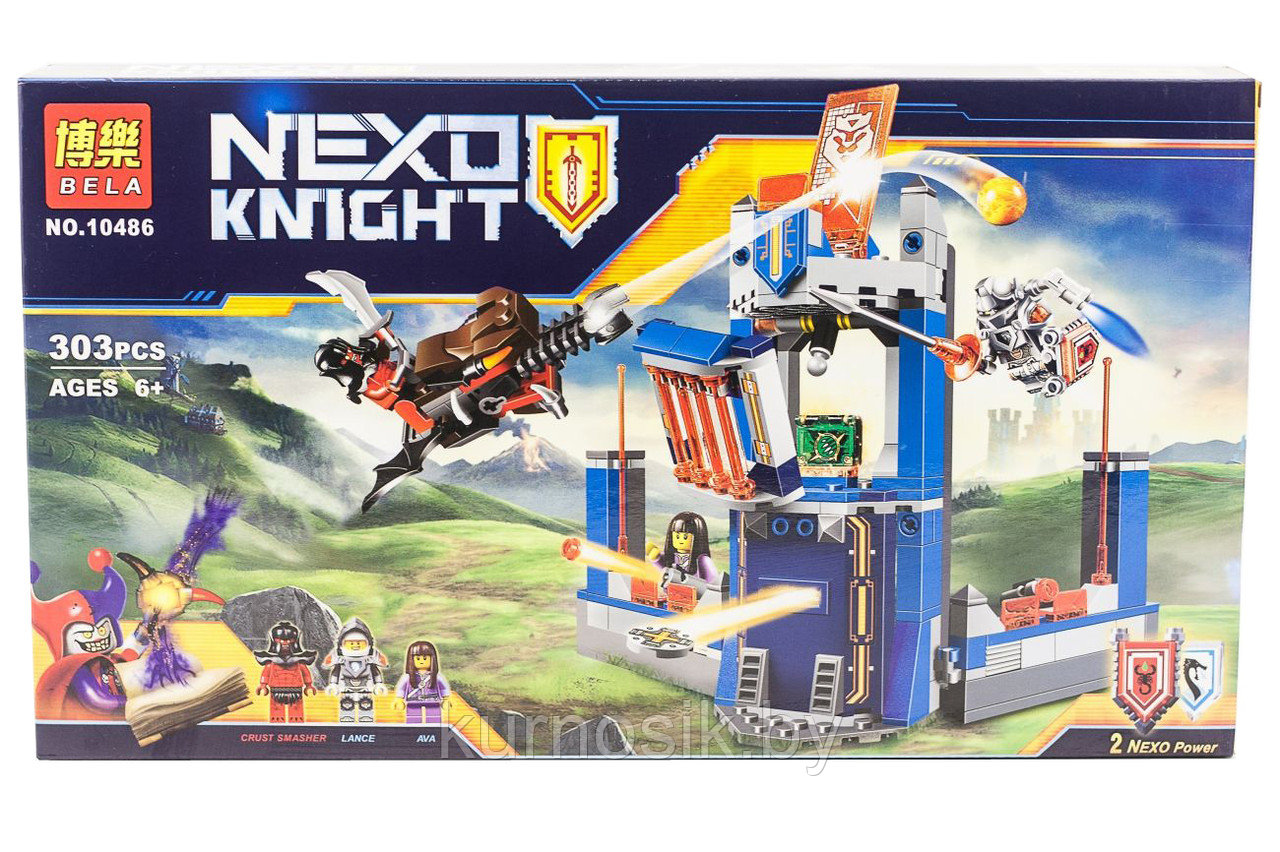 Конструктор Nexo Knights "Библиотека Мерлока 2.0" 300 деталей, Bela 10486 - фото 1 - id-p68629425