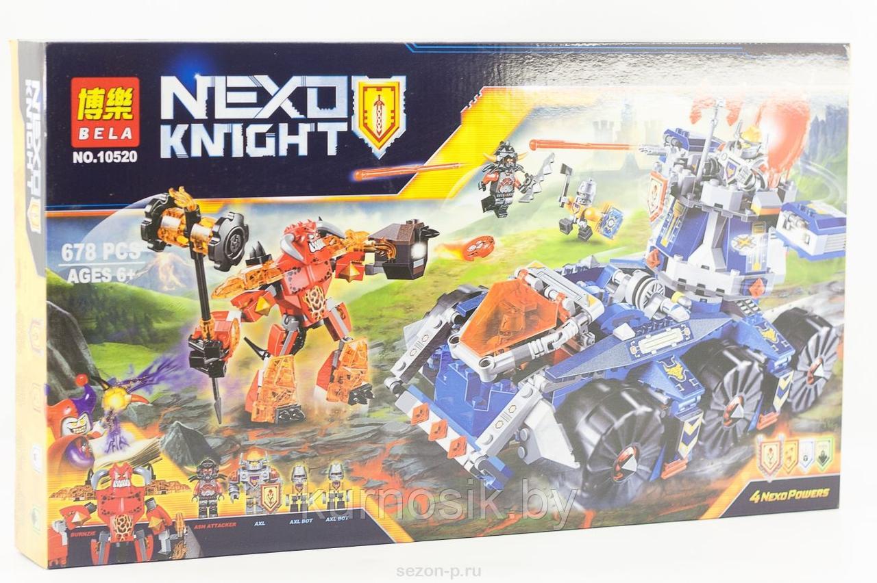 Конструктор Nexo Knights "Башенный тягач Акселя" 678 деталей, Bela 10520 - фото 7 - id-p68629617