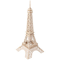 3D Пазл деревянный Эйфелева башня, 2 пластины с деталями,, фото 1