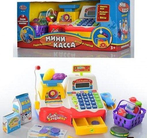 Детская игровая касса Play Smart со сканером, микрофоном, весами, арт. 7162 - фото 1 - id-p68644578