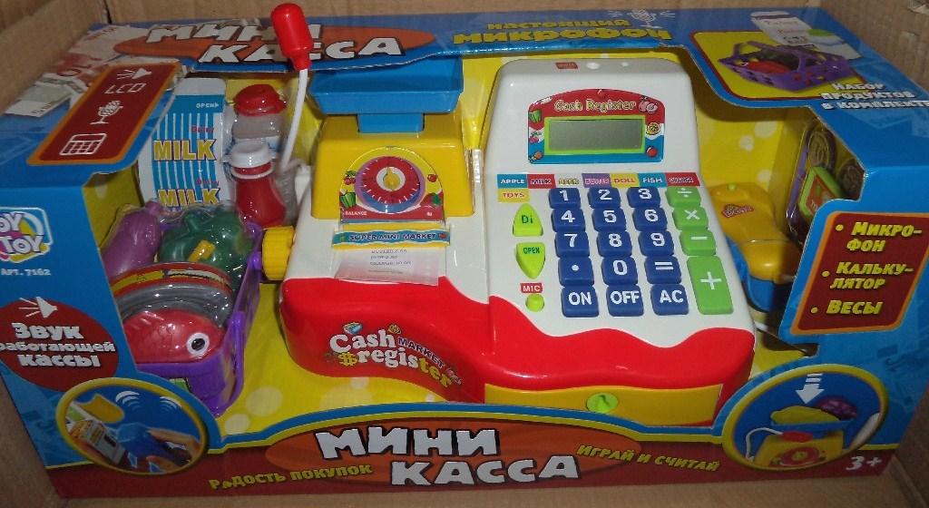 Детская игровая касса Play Smart со сканером, микрофоном, весами, арт. 7162 - фото 3 - id-p68644578