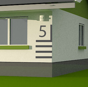 Проект одноэтажного жилого дома 92.3м2 - фото 3 - id-p68650645