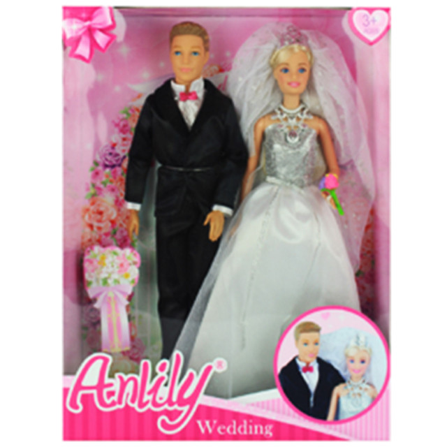 Набор кукол Anlily "Свадьба" (2*30 см) с аксессуарами 99026 - фото 1 - id-p68655470