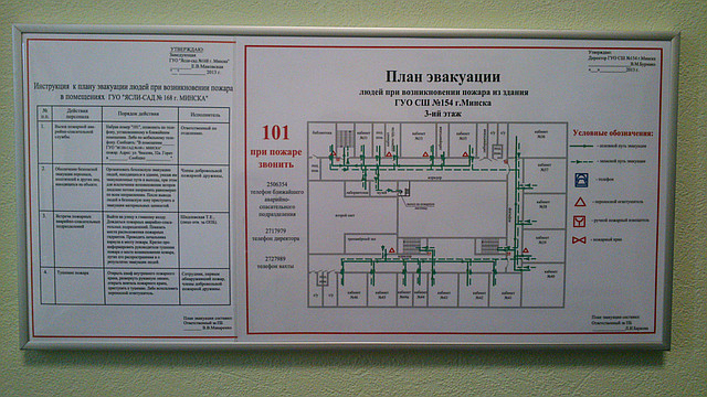 Разработка планов эвакуации при пожаре - фото 3 - id-p2558920