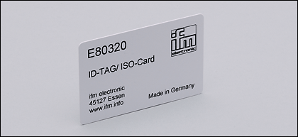 E80320 | ID-TAG/ISO CARD/01