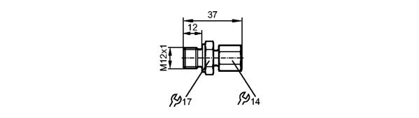 E33433 | PROGRESSIVE RG FITTING D6/M12x1.0, фото 2