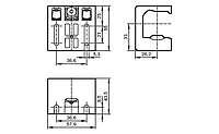 EY3013 | CLAMPING BRACKET/W LOGO