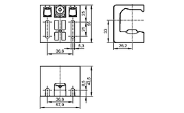 EY3013 | CLAMPING BRACKET/W LOGO