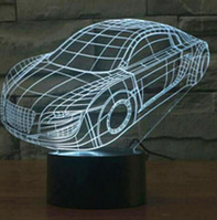 3d светильник «Автомобиль»