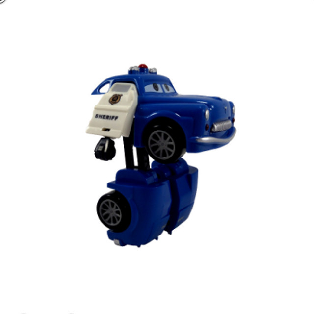 Машинка-трансформер Полицейский (Тачки 3) Полицейский автомобиль всю свою жизнь ловит гонщиков нарушителей городка Радиатор-Спрингса.