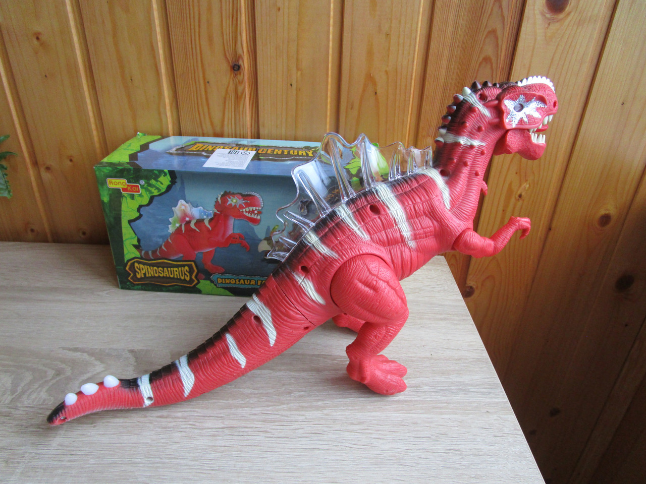 Игрушка динозавр 45см (двиг.свет.муз.) - фото 3 - id-p68683509