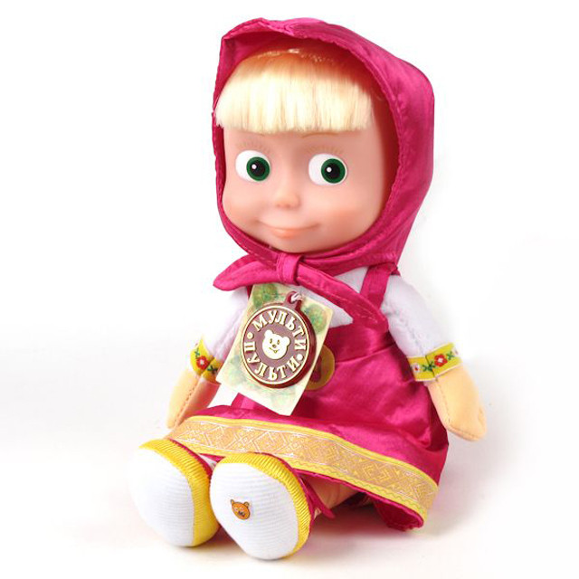 Интерактивная мягкая кукла Маша 29 см - фото 3 - id-p68683767