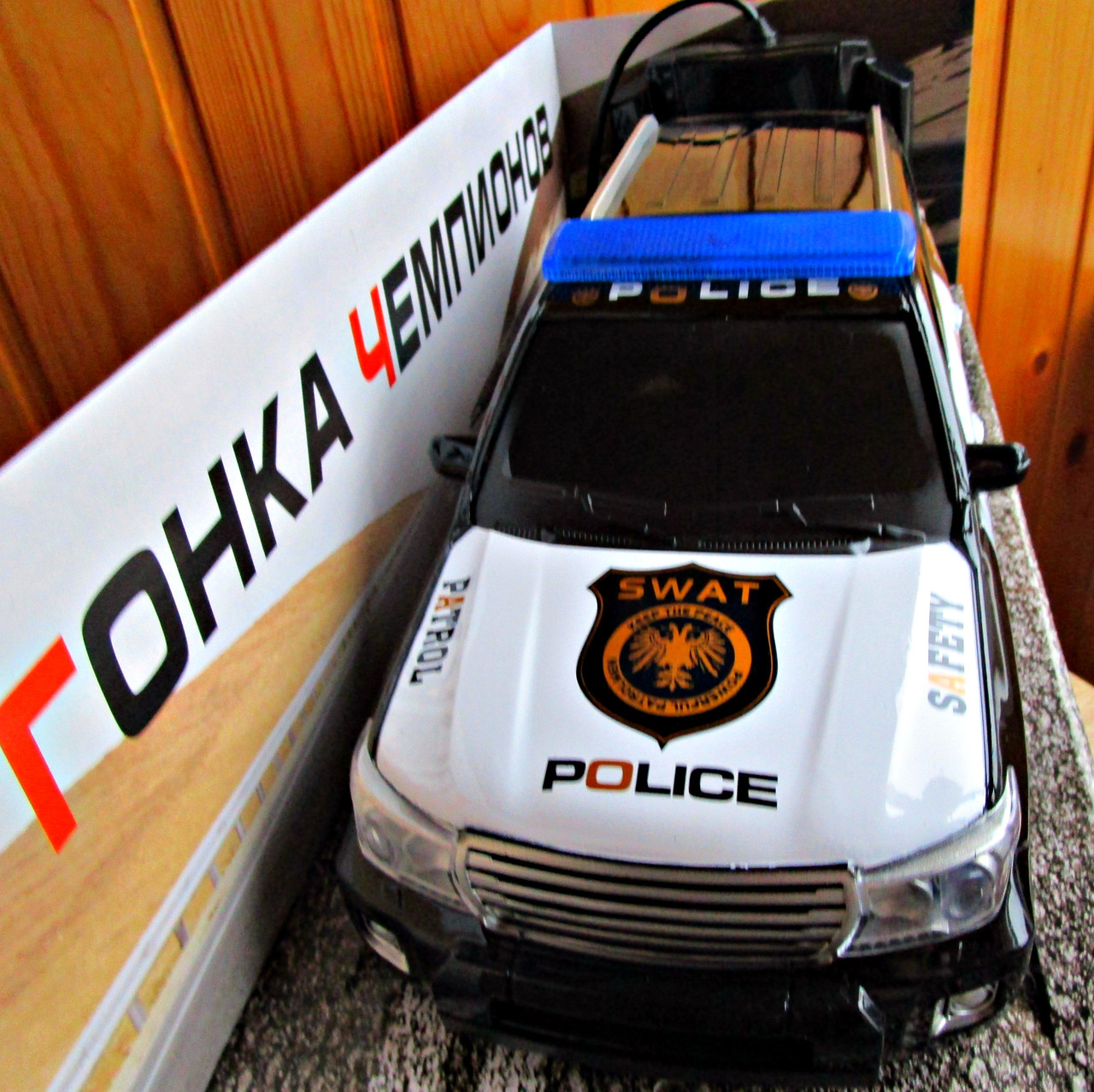Радиоуправляемая машина "Полиция 911-2" аккум.свет.+резин. покрышки - фото 4 - id-p68683582