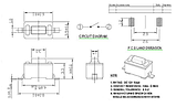 Микро кнопка  3 x 6 x 4.3 SMD, фото 2