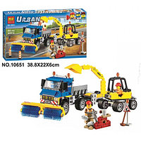 Конструктор Bela Urban Уборочная техника 10651 (Аналог Lego City 60152) 323 дет.