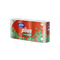 Бумага туалетная GRITE Plius Ecological / 4 рулона