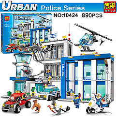 Конструктор 10424 Bela Большой полицейский участок 890 деталей аналог LEGO City (Лего Сити) 60047