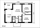 Проект одноэтажного жилого дома 86.9м2, фото 2