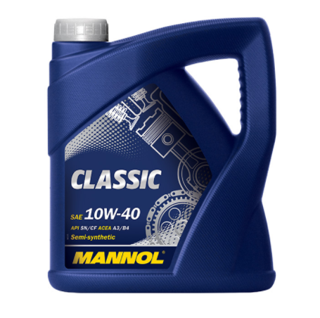 Моторное масло 10W40 Mannol Klassik (канистра 5л.) - фото 1 - id-p68793816